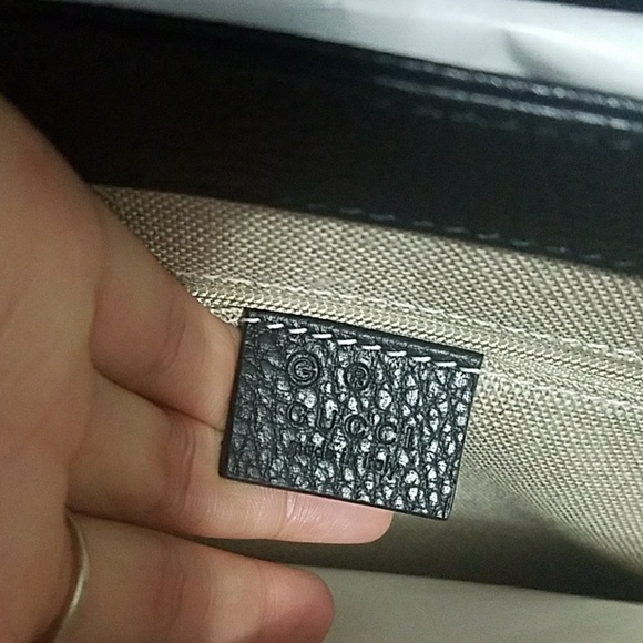 Top handle Gucci interlocking black medium - Picture 3 of 8